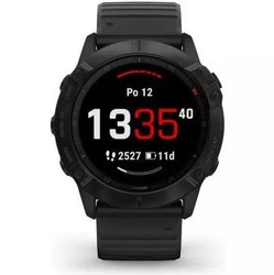 Garmin fenix6x PRO Glass, Black/Black Band (MAP/Music) -black