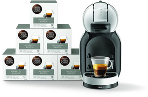 Krups Nescafé Dolce Gusto Mini Me KP123B10 + 96 kapslí Barista & Latté