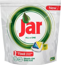 Jar Vše-v-1 Lemon kapsle do automatické myčky nádobí 84 ks