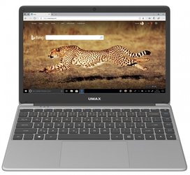 Ntb Umax VisionBook 14We Plus x5-E8000, 4GB, 64GB, 14.1", Full HD, bez mechaniky, Intel HD, BT, CAM, W10 Home - šedý