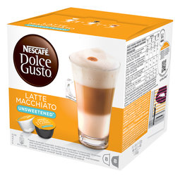 Kapsle NESCAFÉ® k Dolce Gusto™ - LATTÉ MACCHIATTO UNSWEET 16 ks