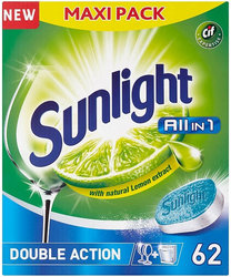 Sunlight All in 1 Tablety do myčky nádobí 62 ks