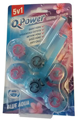 Q power WC závěs Blue aqua 2x40g Exotic Flower