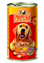 Propesko kousky kuře & těstoviny & mrkev 6 x 1240 g