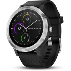 vívoActive3 Optic Silver, Black b GARMIN
