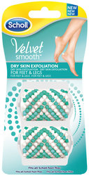 SCHOLL Velvet smooth peelingová rotační hlavice 2ks