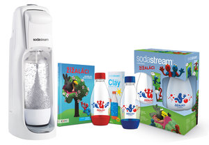 JET WHITE sada SODASTREAM + Dětský set Žížaláci 2 lahve