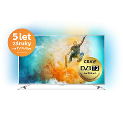 Ultratenký televizor 4K UHD LED se systémem Android Philips 49PUS6561