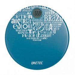 Skleněná osobní váha Imetec 5669 - BS2 200, modrá