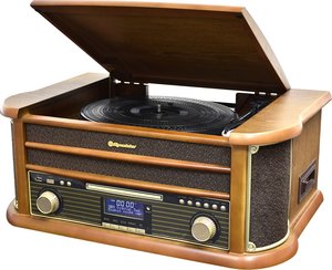 Roadstar HIF-1993D+BT Retro věž, gramofon, DAB
