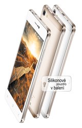 Mobilní telefon iGET BLACKVIEW A8G MAX,5,5" IPS, dual sim, zlatý+stříbrný kryt