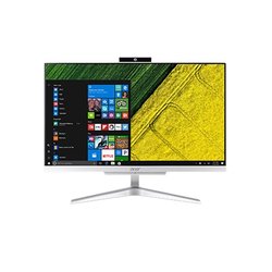 Počítač All In One Acer Aspire C22-860 21.5",1920 x 1080,i3-7130U, 4GB, 1TB, bez mechaniky, HD 620, W10 Home - stříbrný