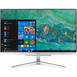 Počítač All In One Acer Aspire C22-820 21.5", 1920 x 1080, Pentium Silver J5005, 4GB, 1TB, bez mechaniky, UHD 605, W10 Home - stříbrný