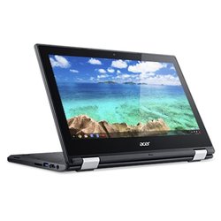 Ntb Acer Chromebook R 11 (C738T-C6P4) Celeron N3160, 4GB, 64GB, 11.6", HD, bez mechaniky, Intel HD 400, BT, CAM, Chrome OS - černý