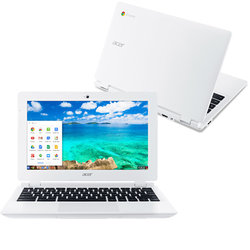 Ntb Acer Chromebook 11 (CB3-131-C4SZ) Celeron N2840, 2GB, 32GB, 11.6", HD, bez mechaniky, Intel HD, BT, CAM, Chrome OS - bílý