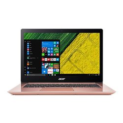 Ntb Acer Swift 3 (SF314-52-37WQ) i3-7100U, 4GB, 256GB, 14", Full HD, bez mechaniky, Intel HD 620, BT, FPR, CAM, W10 - růžový