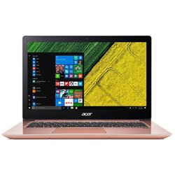 Ntb Acer Swift 3 (SF314-52-P140) Pentium 4415U, 4GB, 256GB, 14", Full HD, bez mechaniky, Intel HD 610, BT, FPR, CAM, W10 Home - růžový