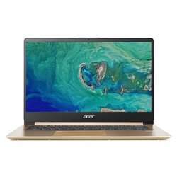 Ntb Acer Swift 1 (SF114-32-P13K) Pentium N5000, 4GB, 128GB, 14", Full HD, bez mechaniky, Intel UHD 605, BT, FPR, CAM, W10 Home - zlatý