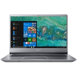 Ntb Acer Swift 3 (SF314-54-P6HK) Pentium Gold 4417U, 8GB, 256GB, 14", Full HD, bez mechaniky, Intel HD 610, BT, FPR, CAM, W10 Home - stříbrný