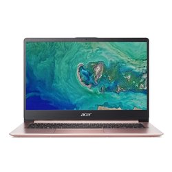 Ntb Acer Swift 1 (SF114-32-P6JZ) Pentium N5000, 4GB, 128GB, 14", Full HD, bez mechaniky, Intel UHD 605, BT, FPR, CAM, W10 Home - růžový