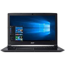 Ntb Acer Aspire 7 (A715-72G-57R2) i5-8300H, 4GB, OPT 16 GB, 1000 + 16 GB, 15.6", Full HD, bez mechaniky, nVidia GTX 1050, 4GB, BT, FPR, CAM, W10 Home - černý