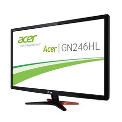 Monitor Acer GN246HLBbid 24",LED, TN, 1ms, 100000000:1, 350cd/m2, 1920 x 1080,