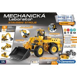 Experimentální sada ALBI Clementoni - Mechanická laboratoř Stavební stroje
