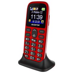 Mobilní telefon Aligator A510 Senior - červený