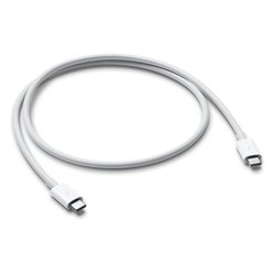 Kabel Apple Thunderbolt 3, USB-C, 0,8 m, (MQ4H2ZM/A) - bílý