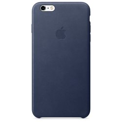 Kryt na mobil Apple Leather Case pro iPhone 6 Plus / 6s Plus - půlnočně modrý