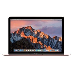 Ntb Apple Macbook 12'' 256 GB - rose gold m3-8GB, 256GB, 12", 2304x1440, bez mechaniky, Intel HD 615, BT, CAM, macOS Sierra