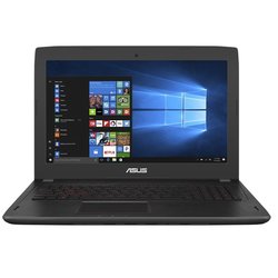 Ntb Asus FX502VD-FY060T i7-7700HQ, 16GB, 256+1000GB, 15.6", Full HD, bez mechaniky, nVidia GTX 1050, 4GB, BT, CAM, W10 - černý