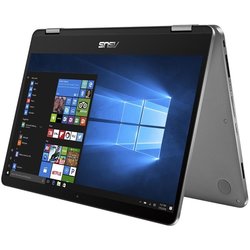 Ntb Asus VivoBook Flip TP401NA-EC005T Pentium N4200, 4GB, 128GB, 14", Full HD, bez mechaniky, Intel HD 505, BT, CAM, W10 Home - šedý