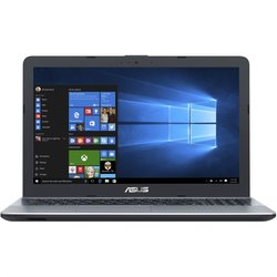 Ntb Asus X541SA-DM621T Atom E8000, 4GB, 1TB, 15.6", Full HD, bez mechaniky, Intel HD 3000, BT, CAM, W10 Home - stoíbrný