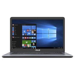 Ntb Asus VivoBook 17 X705UA-BX022T i3-7100U, 4GB, 1TB, 17.3", HD+, bez mechaniky, Intel HD 620, BT, CAM, W10 Home - šedý