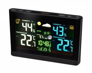 Bresser Weather Station with Colour Display-black