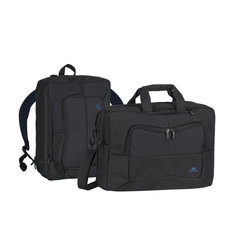 Riva Case 8490 konvertibilní batoh/brašna na notebook 16", černý