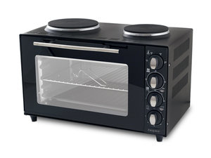 BEPER 90375-A Elektrická trouba s plotýnkami, 36l, 1600W