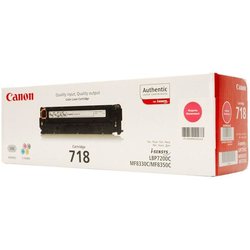 Toner Canon CRG-718M, 2900 stran originální - červený