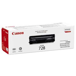 Toner Canon CRG-728, 2,1K stran, originální - černá