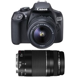 Digitální fotoaparát Canon EOS 1300D 18-55 DC + 75-300 DC