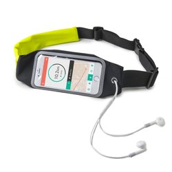 Pouzdro na mobil sportovní Celly RUNBDUO XXL pro telefony do 6,2" - žluté