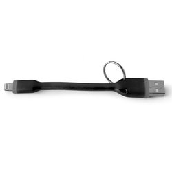 Kabel Celly USB/Lightning, přívěšek, 12 cm - černý