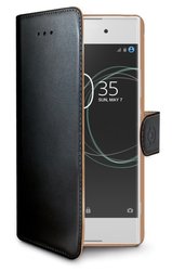 Pouzdro na mobil flipové Celly Wally pro Sony Xperia XA1 - černé
