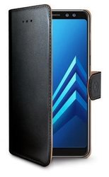 Pouzdro na mobil flipové Celly pro Samsung Galaxy A8+ (2018) - černé