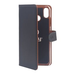 Pouzdro na mobil flipové Celly Wally pro Xiaomi Mi 8 - černé