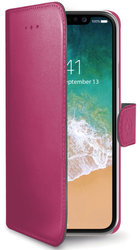 Pouzdro na mobil flipové Celly Wally pro Apple iPhone 8 - růžové