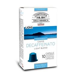 Kapsle PURE ARABICA DECAFFEINATO CORSINI 10 x 5,2 gr.