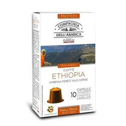 Kapsle ETHIOPIA HARENNA FOREST WILD COFFEE 10 x 5,2 gr.