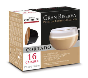 Kapsle CORTADO CAFFÉ CORSINI GRAN RISERVA 16 ks